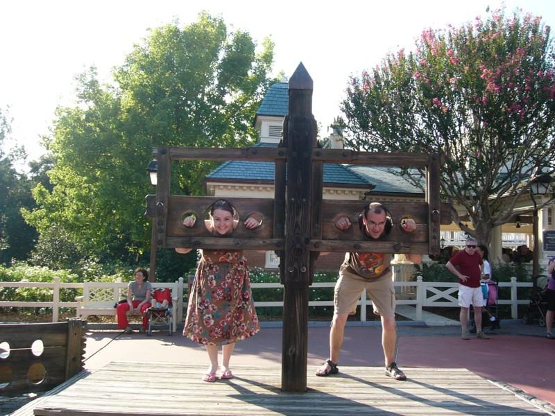 Ashley and Kevin in Stocks.JPG